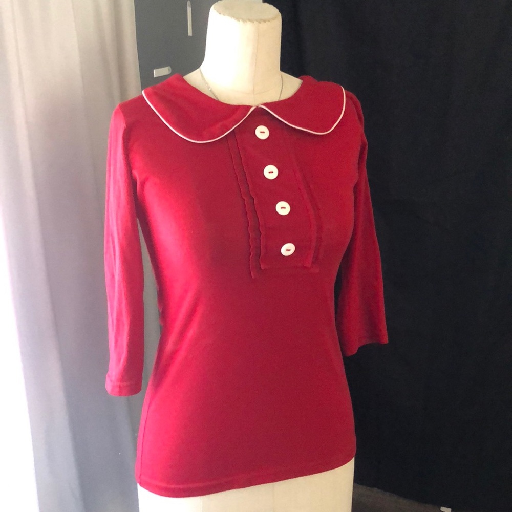 Rock steady red shirt